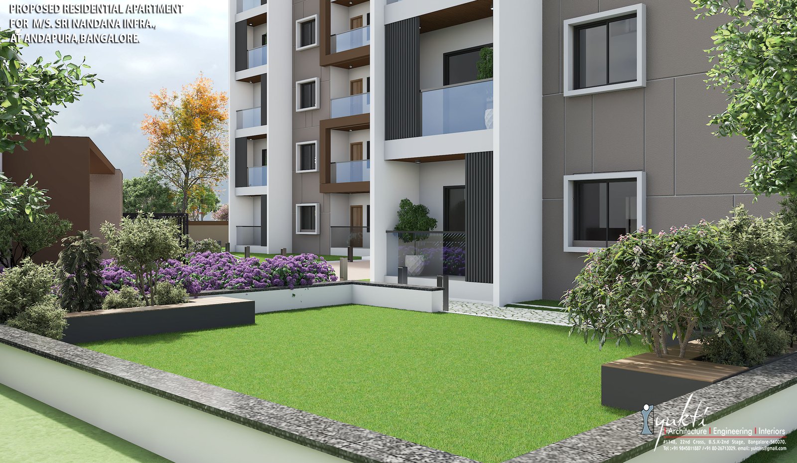 Landscaped multipurpose lawn